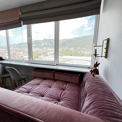 Угловой модульный бескаркасный диван: индивидуальный заказ  - отзыв с фото. 5/5